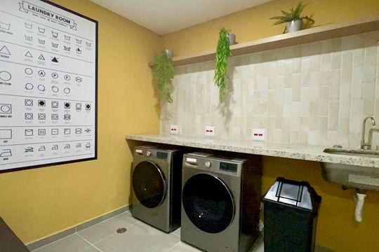 Lavanderia de kitnet/studio para alugar com 1 quarto, 25m² em Jardins, São Paulo