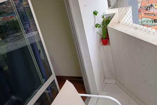 Varanda de apartamento à venda com 3 quartos, 88m² em Vila Carrão, São Paulo