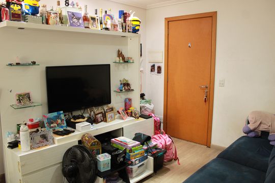 Sala de apartamento à venda com 2 quartos, 61m² em Vila Dom Pedro I, São Paulo