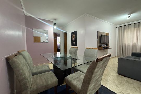 Sala de Jantar de apartamento à venda com 2 quartos, 69m² em Vila Galvão, Guarulhos