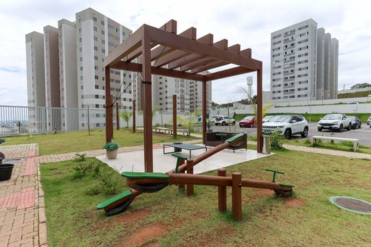 Área comum - Playground de apartamento à venda com 2 quartos, 47m² em Palmeiras, Belo Horizonte