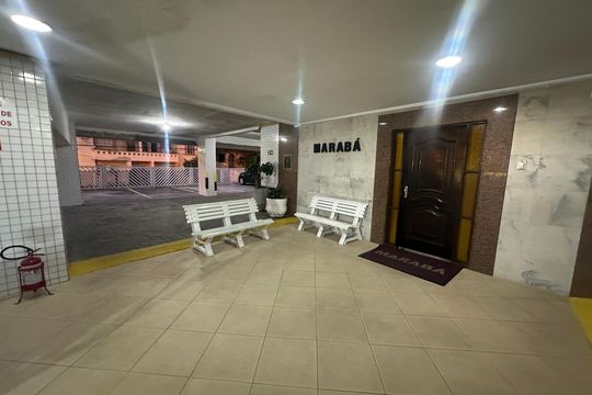 Área comum de apartamento para alugar com 1 quarto, 58m² em Centro, São Vicente
