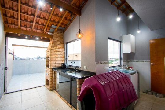 Espaço gourmet/Área de serviço de apartamento à venda com 2 quartos, 90m² em Jardim Alvorada, Santo André