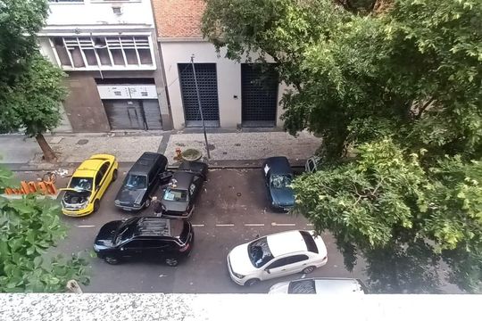 Vista da janela de kitnet/studio à venda com 1 quarto, 32m² em Centro, Rio de Janeiro