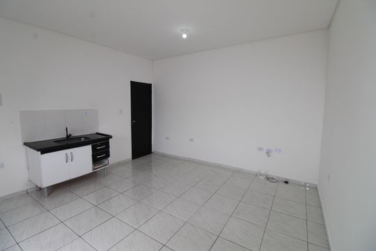 Quarto / Cozinha de kitnet/studio para alugar com 1 quarto, 18m² em Vila Iracema, São José dos Campos