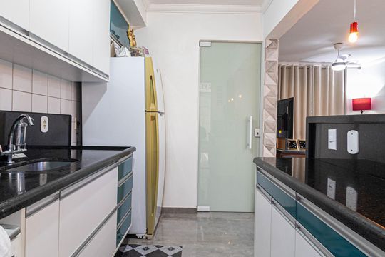 Cozinha  de casa de condomínio para alugar com 3 quartos, 120m² em Jardim Santa Maria, São Paulo