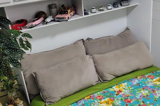 Quarto de apartamento para alugar com 1 quarto, 30m² em Jardim Jaragua (sao Domingos), São Paulo