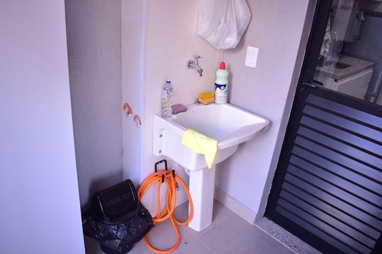 Área de Serviço de apartamento para alugar com 2 quartos, 58m² em Distrito de Bonfim Paulista, Ribeirão Preto