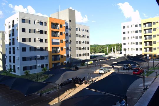 Vista da Sacada de apartamento para alugar com 2 quartos, 58m² em Distrito de Bonfim Paulista, Ribeirão Preto