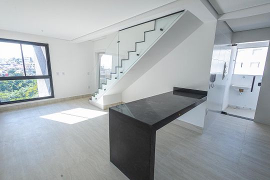 sala de apartamento à venda com 4 quartos, 137m² em Itapoã, Belo Horizonte