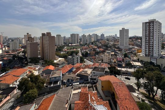 Vista do Quarto de apartamento à venda com 1 quarto, 39m² em Baeta Neves, São Bernardo do Campo