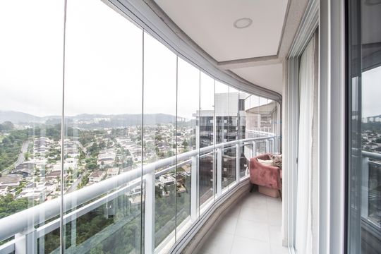  Varanda de apartamento à venda com 2 quartos, 70m² em Empresarial 18 do Forte, Barueri