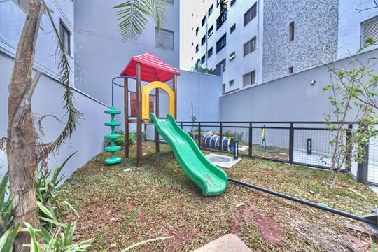 Área comum - Playground de apartamento à venda com 1 quarto, 27m² em Jardim Oriental, São Paulo