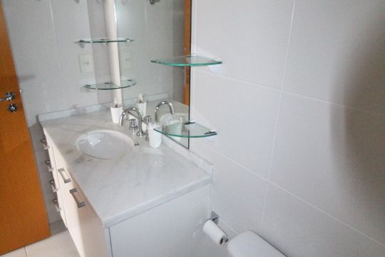 Banheiro de apartamento para alugar com 1 quarto, 57m² em Vila Ema, São José dos Campos