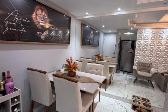 Sala de apartamento à venda com 2 quartos, 45m² em Pechincha, Rio de Janeiro