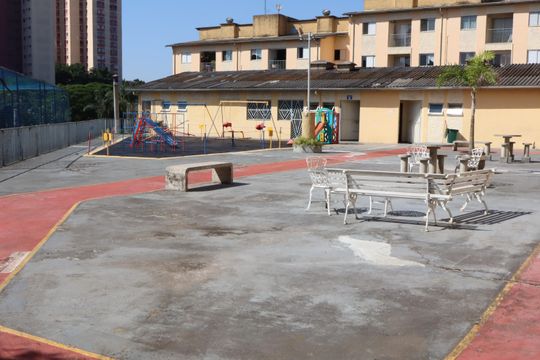 Área comum - pracinha de apartamento à venda com 2 quartos, 54m² em Vila Industrial, São Paulo