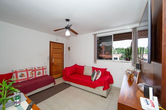 SALA de apartamento à venda com 2 quartos, 52m² em Conjunto California, Belo Horizonte