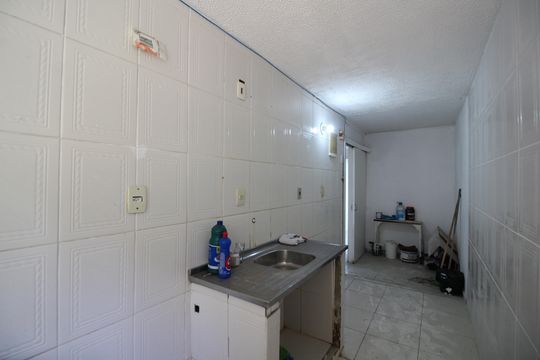 Cozinha de apartamento à venda com 2 quartos, 57m² em Taquara, Rio de Janeiro