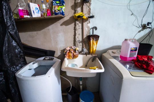 Área de Serviço de casa para alugar com 1 quarto, 214m² em Jardim Santo Amaro, Sorocaba