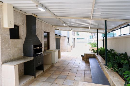 Área comum - Churrasqueira de apartamento para alugar com 4 quartos, 320m² em Funcionários, Belo Horizonte