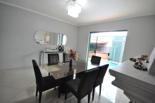 Sala de Jantar de casa de condomínio à venda com 4 quartos, 314m² em Jardim Guapira, São Paulo
