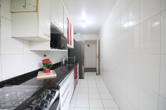 Cozinha - Armários de apartamento à venda com 3 quartos, 79m² em Vila Andrade, São Paulo