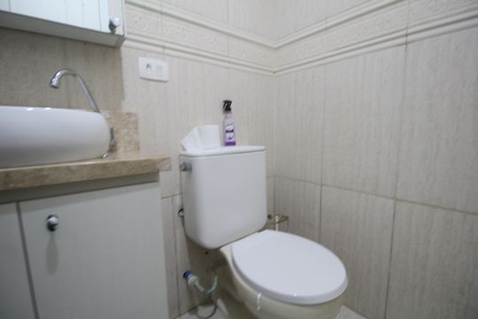 Banheiro de apartamento à venda com 3 quartos, 79m² em Vila Andrade, São Paulo