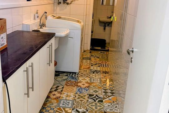 Área de serviço de apartamento para alugar com 2 quartos, 133m² em Jardim Campo Grande, São Paulo