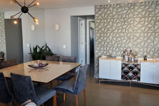 Sala de apartamento para alugar com 2 quartos, 133m² em Jardim Campo Grande, São Paulo