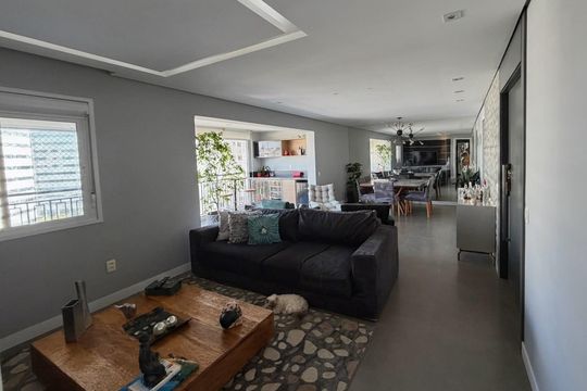 Sala de apartamento para alugar com 2 quartos, 133m² em Jardim Campo Grande, São Paulo