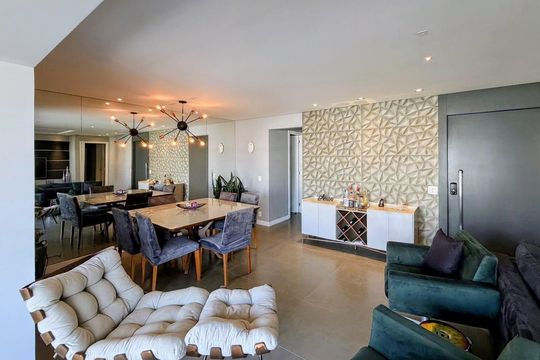 Sala de apartamento para alugar com 2 quartos, 133m² em Jardim Campo Grande, São Paulo