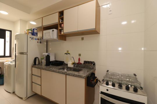 Cozinha de apartamento à venda com 2 quartos, 109m² em Parque Oratório, Santo André