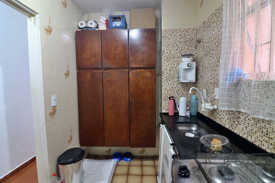 Cozinha e Área de Serviço de apartamento à venda com 2 quartos, 60m² em Jd Iraja, São Bernardo do Campo