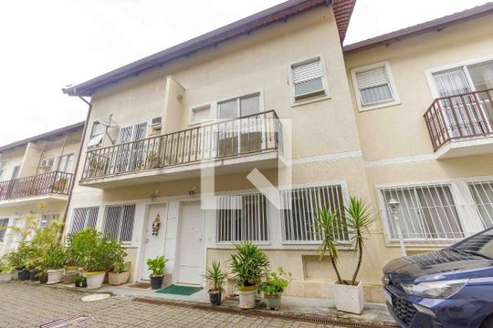 Fachada de casa de condomínio à venda com 3 quartos, 102m² em Vargem Grande, Rio de Janeiro