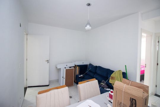 Sala de apartamento à venda com 2 quartos, 45m² em Fonte Grande, Contagem