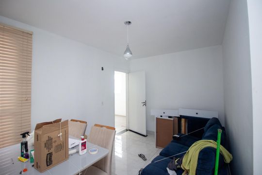 Sala de apartamento à venda com 2 quartos, 45m² em Fonte Grande, Contagem