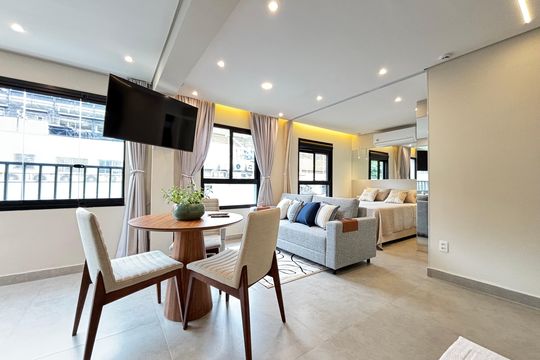 Kitnet/Studio à venda com 1 quarto, 35m² em Indianópolis, São Paulo