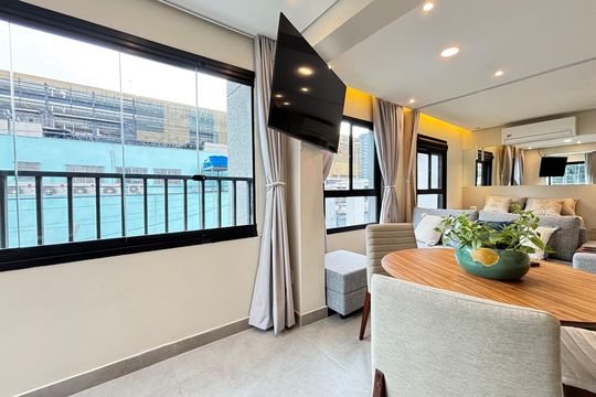 Studio de kitnet/studio à venda com 1 quarto, 35m² em Indianópolis, São Paulo