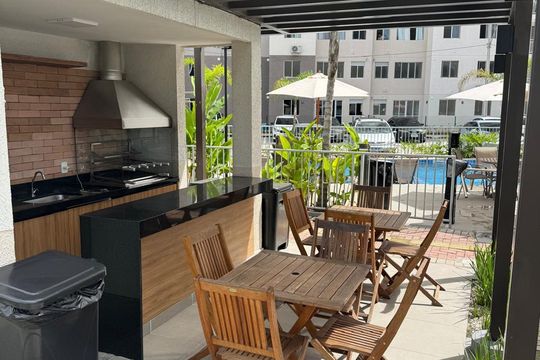 Área externa de apartamento para alugar com 2 quartos, 50m² em Barra da Tijuca, Rio de Janeiro