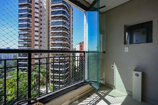 Varanda de apartamento à venda com 2 quartos, 64m² em Jardim Parque Morumbi, São Paulo