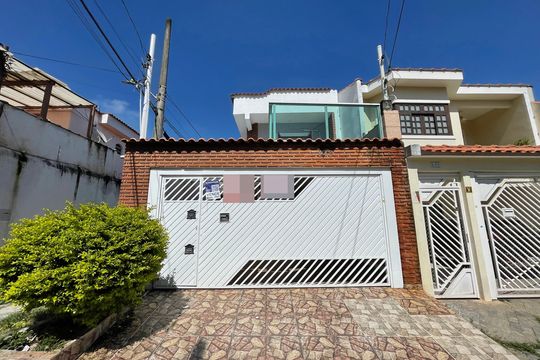 Fachada+Placa de casa à venda com 2 quartos, 163m² em Jardim Nossa Senhora do Carmo, São Paulo