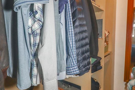 Closet da suíte de apartamento à venda com 3 quartos, 138m² em Petrópolis, Porto Alegre