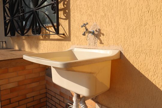 Área de Serviço de casa à venda com 3 quartos, 380m² em Vila Aquilino, Santo André