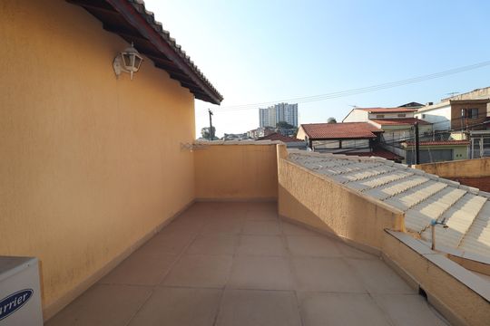 Mezanino - Varanda de casa à venda com 3 quartos, 380m² em Vila Aquilino, Santo André