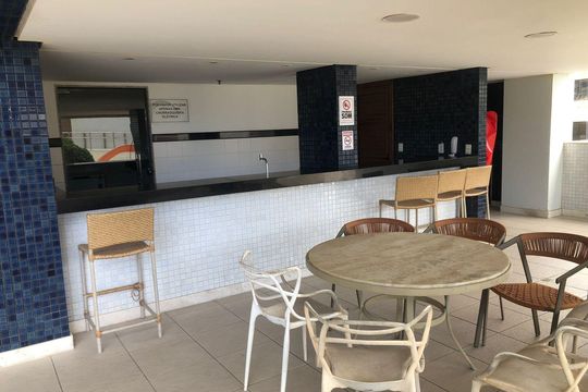 Área comum - Churrasqueira de apartamento para alugar com 1 quarto, 60m² em Pituba, Salvador