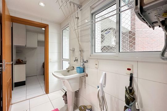 Área de Serviço de apartamento à venda com 3 quartos, 132m² em Vila Dayse, São Bernardo do Campo
