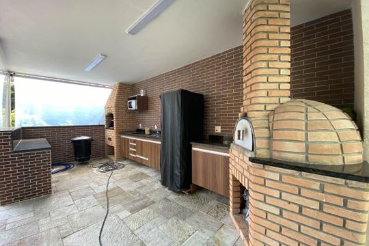 Área comum - Churrasqueira de apartamento à venda com 3 quartos, 132m² em Vila Dayse, São Bernardo do Campo