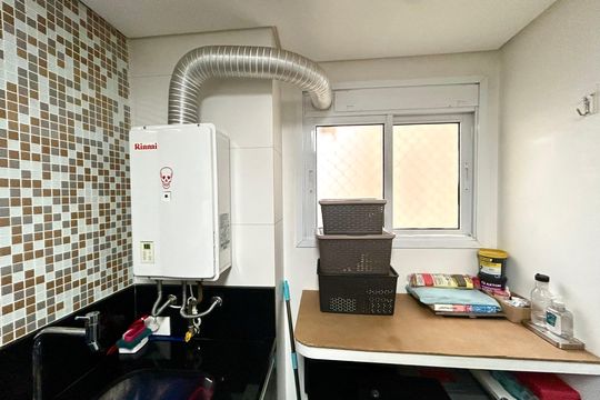 Área de Serviço de apartamento à venda com 3 quartos, 114m² em Vila Santo Antonio, Guarulhos
