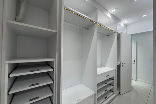 Suíte - Closet de apartamento à venda com 3 quartos, 141m² em Barra da Tijuca, Rio de Janeiro
