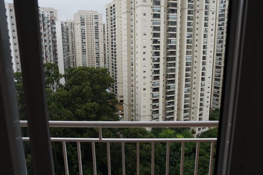 Vista da Sacada de apartamento à venda com 2 quartos, 56m² em Jardim Flor da Montanha, Guarulhos